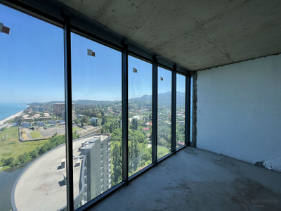 Продаётся квартира 1+1 в ЖК "Tropical Garden" в пригороде Батуми - Чакви. "Белый каркас", 21-й этаж