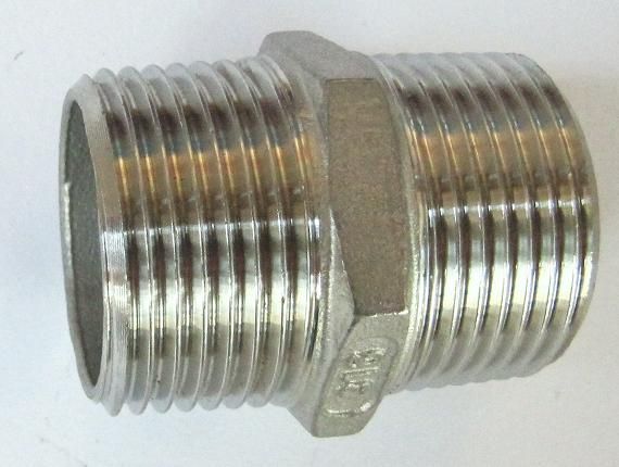 Ниппель из нержавеющей стали.