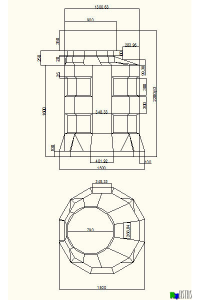 Кессон для скважины H-2050