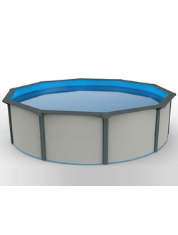 Морозоустойчивый бассейн Poolmagic размер 3,0 x 1,3 м круглый White Basic