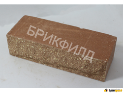 Имитация природного камня "Дикий камень", ложок (тычок). Розовый. Кирпичный завод Брик Филд