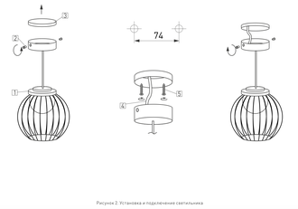 Светильник Arlight LGD-PEARL-HANG-7W Warm3000 (GR, 164 deg, 230V)