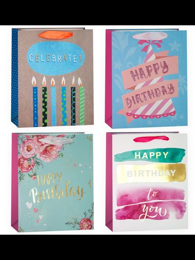 Пакет бум., 42*31*12 см, МИКС