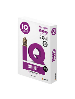 Бумага офисная IQ SMOOTH, А4, 80 г/м2, 500 л., марка А+, Mondi, белизна 170%