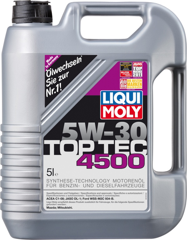 HC-синтетическое моторное масло "Top Tec 4500" 5W30, 5 л, C1-08
