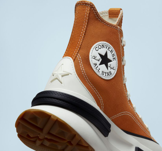 Кеды Converse Run Star Legacy CX оранжевые на платформе