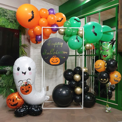 Фотозона из шаров "Happy Halloween"