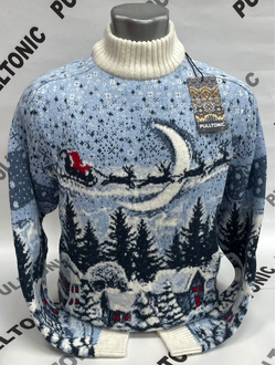 Мужской свитер Счастливого Нового года 05