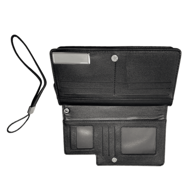 Клатч с металлическими вставками (black right)