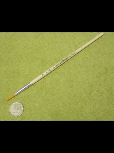 Кисть нейлон круглая №6