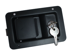 Замок врезной клавишный 140х90 черн. 514