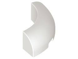 Brick, Round Corner 3 x 3 x 1 without Studs, White (65617 / 6294351)
