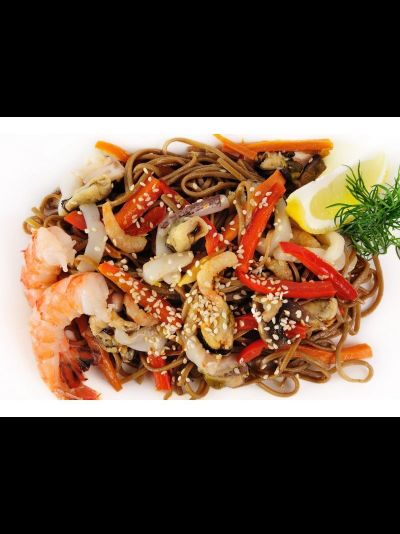 СОБА С МОРЕПРОДУКТАМИ