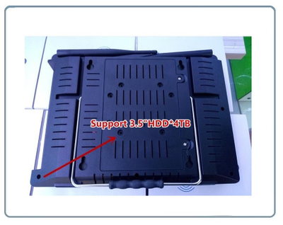 Комплект уличного WiFi/LAN видеонаблюдения, монитор 11" с DVR и 4 беспроводные видеокамеры, Full HD