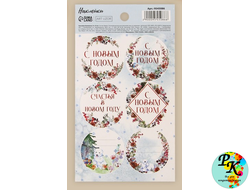 Набор наклеек "С Новым годом", 16*9,5 см
