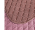 Декоративное велюровое покрывало Евро OVF019 240 х 260 см с двумя наволочками 50 х 70 см цвет Персик