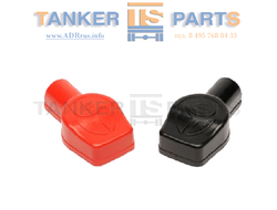 Комплект крышек клемм АКБ (термопластик, черная и красная)