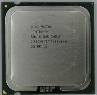 Процессор Intel Pentium 4 506 2.66Ghz socket 775 (533) (комиссионный товар)