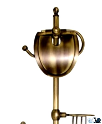 Напольная Бронзовая стойка с аксессуарами для туалета от Wildbad