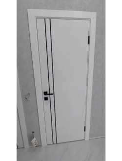 Межкомнатная Дверь 2В Леском софт белый