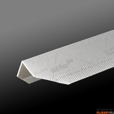 Углоформирующая армирующая лента STRAIT-FLEX средняя (medium) 30 м — укрепление углов без трещин