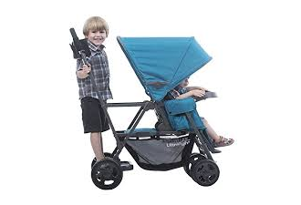 Прогулочная коляска для погодок/двойни Joovy Caboose Graphite Красный