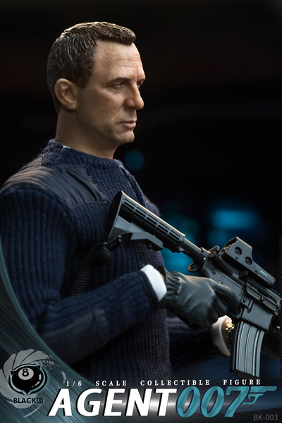Джеймс Бонд (Дэниел Крейг, "Не время умирать") - КОЛЛЕКЦИОННАЯ ФИГУРКА 1/6 Agent 007 (BK-003) - BLACK 8 STUDIO