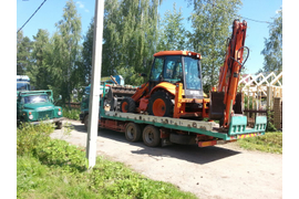 Перевозка экскаватора в Чеховском районе