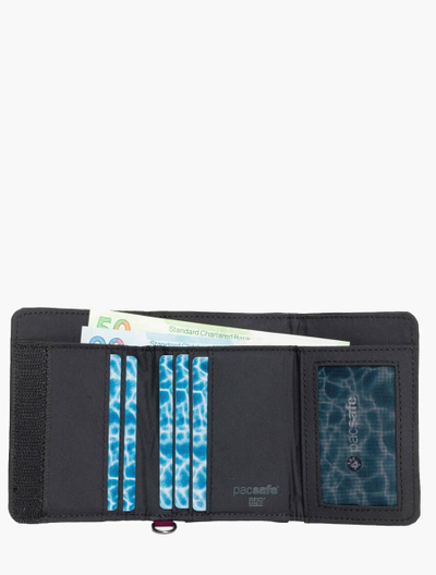 Кошелек Pacsafe RFID Blocking Trifold Wallet Black