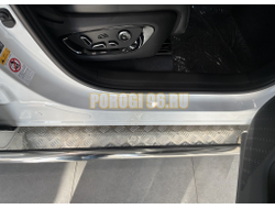 Пороги с накладным листом Папа Тюнинг d53 для Changan CS75 Plus IV 2025-