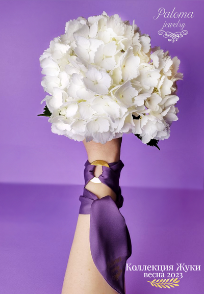 Шарф шелковый ZHUKI Collection