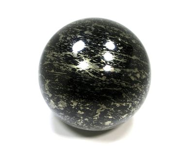 Шар Пирит в породе, Россия, Северный Кавказ (88 мм, 1188 г) №25194