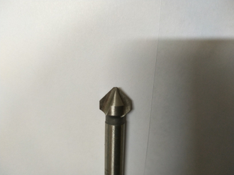 Зенковка 12.4 мм 90 гр HSS с цилиндрическим хвостовиком 3 зуба