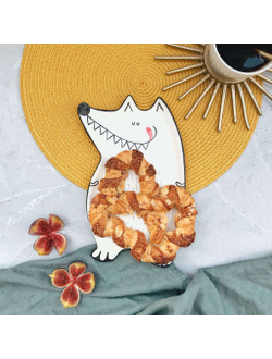 Тарелка Сытый волк