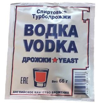 Спиртовые турбодрожжи Vodka Turbo, 66 г