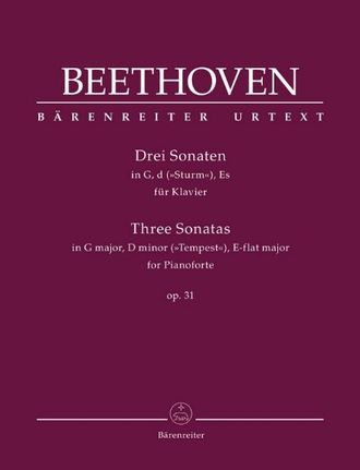 Beethoven. Sonaten №16, 17, 28 op.31 für Klavier