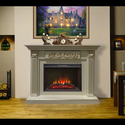 Электрокамин Палермо SL-PG с очагом Sparta 25.5 LED