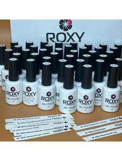 Набор № 12 БУ гель-лаков ROXY (50 шт) с наклейками на типсы