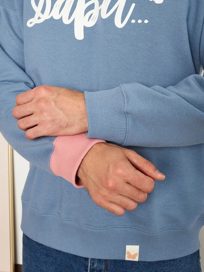 МУЖСКОЙ СВИТШОТ ГОЛУБОЙ "ДАРИ"