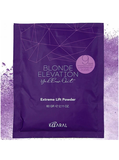 Kaaral BLONDE ELEVATION YELLOW EXTREME LIFT POWDER Обесцвечивающий порошок, 60 гр