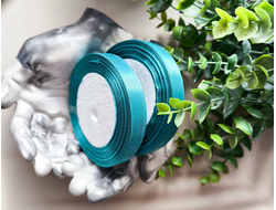 Лента атласная 1.2 см., рулон (23м.), ИЗУМРУД