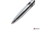 Ручка подарочная шариковая GALANT «Basel», корпус серебристый с черным, хромированные детали, пишущий узел 0,7 мм, синяя. 141665