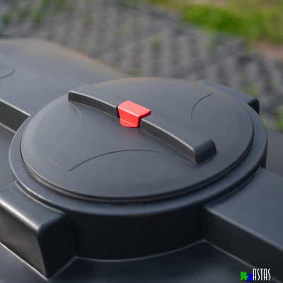 Емкость Экопром S 2000 л черная