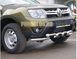 Защита переднего бампера G d60/60 для Renault Duster (2015-2021)