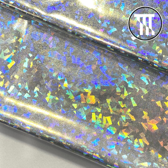 Бифлекс-парча Мозайка, цв. Серебро