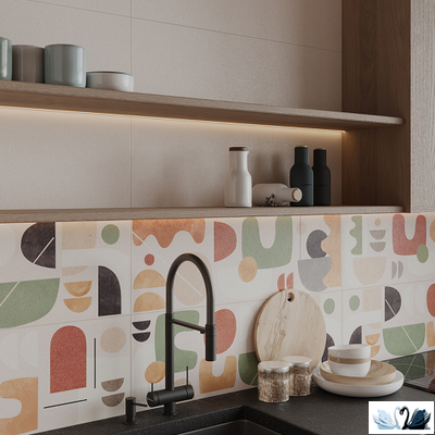 Плитка Gracia Ceramica Wabi-Sabi multi wall 01 30x90 настенная