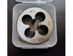 Плашка кобальтовая М12х1.75 мм D-35 мм HSS-Co 6g