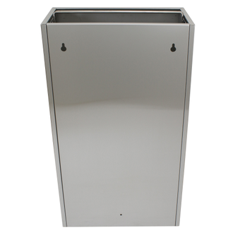 GBW-35M Ksitex Урна для мусора 35 литров подвесная без крышки из нержавеющей стали корпус матовый