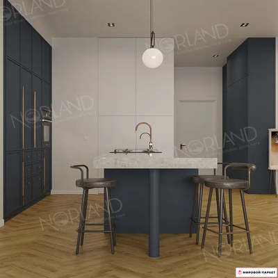 Ламинат Norland Herringbone Elegant Дуб Фанэн LF303-17 33 класс толщина 8 мм с фаской 1.92 м2