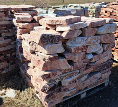 Камень толстяк галтованный малиновый